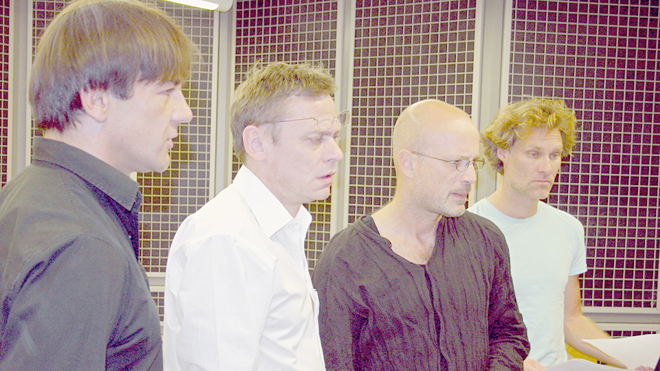 Peter Davor, Sylvester Groth, Christian Berkel und Daniel Berger (v.l.) | © WDR/Sibylle Anneck