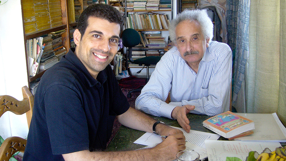 Die Autoren Samir Nasr (l.) und Sonallah Ibrahim | © rbb/Samir Nasr