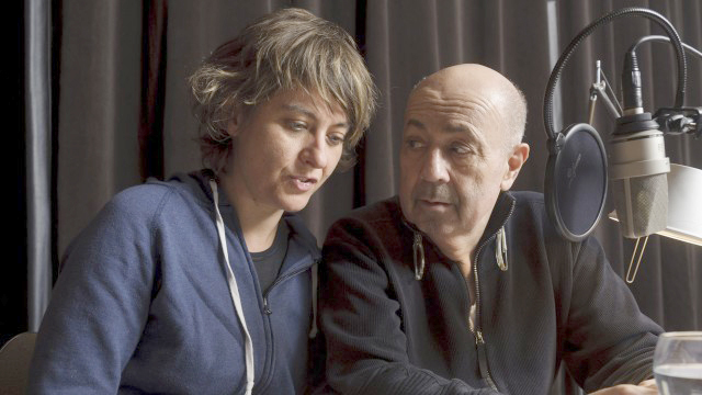 Linda Olsansky als Valérie Gabin und Gerd Wameling als Xavier Kieffer | © Deutschlandradio / Sandro Most