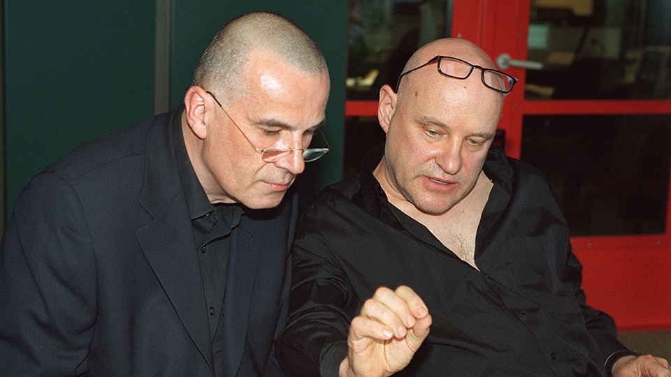von links: Norbert Schaeffer (Regie), Christian Redl (Simon).
© SWR/Alexander Kluge