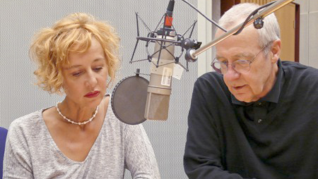 Regisseur Walter Adler und die  Schauspielerin Susanne Lothar | ©  Deutschlandradio/Sebastian Linnerz