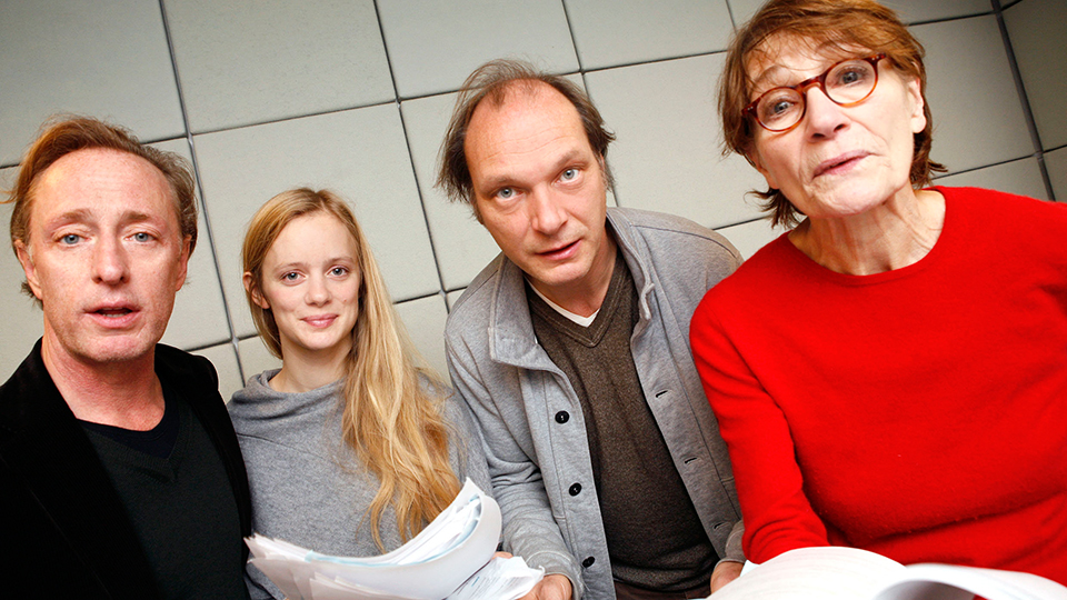 Kunde (Wilfried Hochholdinger), Herr Braxator (Martin Brambach) und Frau Klamp (Barbara Nüsse) | © WDR/Sibylle Anneck