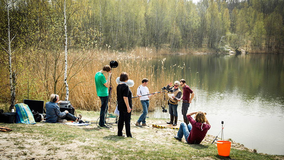 Outdoor-Pproduktion an einem See in der Nähe von Halle/Saale | © MDR/Stephan Flad