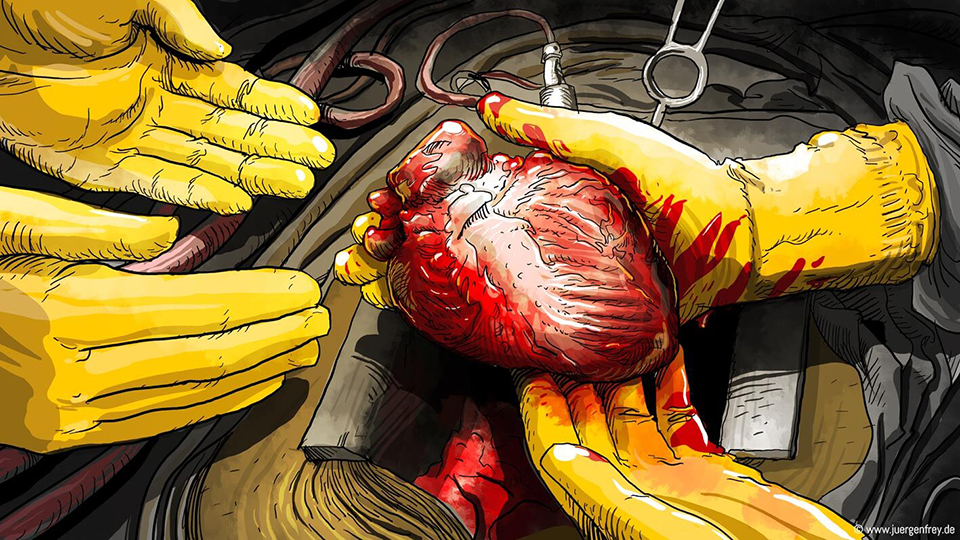 Illustration »Anatomie des Todes« | © ARD / Jürgen Frey