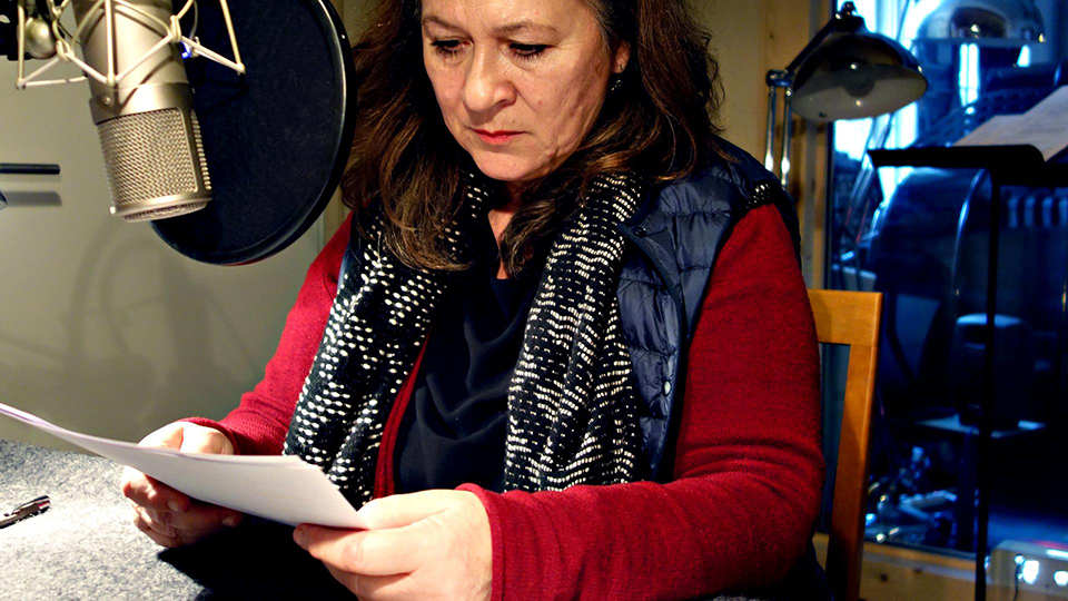 Eva Mattes leiht ihre Stimme Hanna im Hörspiel "Homo Faber". | © Susann Schütz/HR