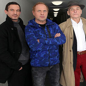Sönke Möhring, Uwe Ochsenknecht, H.P. Hallwachs, Matthias Leja (v.l.n.r.)