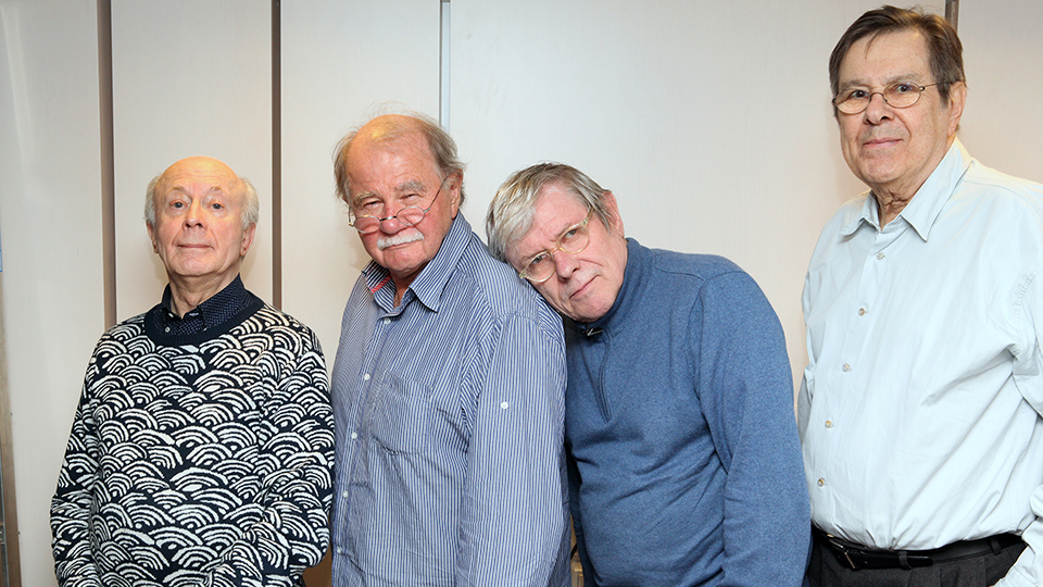 Thomas Kylau als Rosinsky, Ernst Konarek als Demeth, Wolf-Dietrich Sprenger als Rall und Gerd Baltus als Plettner (v.l.)
© WDR/Sibylle Anneck Thomas Kylau als Rosinsky, Ernst Konarek als Demeth, Wolf-Dietrich Sprenger als Rall und Gerd Baltus als Plettner (v.l.)
© WDR/Sibylle Anneck