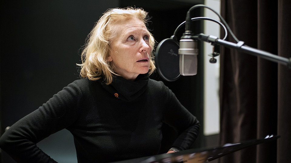 Bei den Aufnahmen: Maren Kroymann
© SWR/DLR Bei den Aufnahmen: Maren Kroymann
© SWR/DLR
