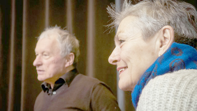 Autor Valére Novarina und Redakteurin Ulrike Brinkmann (v.l)
© Deutschlandradio / Sandro Most Autor Valére Novarina und Redakteurin Ulrike Brinkmann (v.l)
© Deutschlandradio / Sandro Most